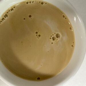 水出しコーヒーでカフェオレ